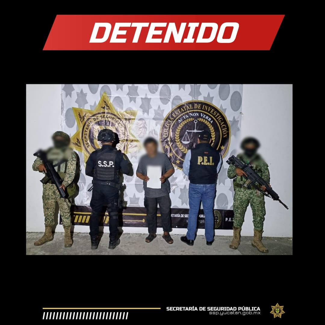 Detienen a sospechoso por el feminicidio de mujer de 88 años en Mérida