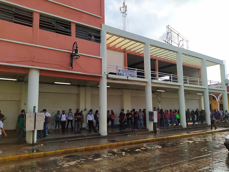 Horario escalonado en Mérida; oriente y zona de mercados, con mayor afluencia