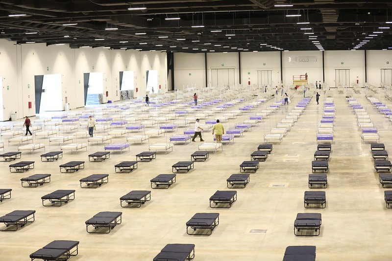 Vila Dosal ofrece de nuevo al IMSS el hospital temporal del Siglo XXI para pacientes con COVID-19