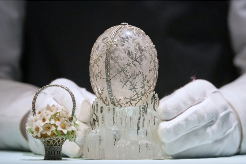 'Huevo de Invierno', del joyero Fabergé, bate récord en subasta por 30 mdd