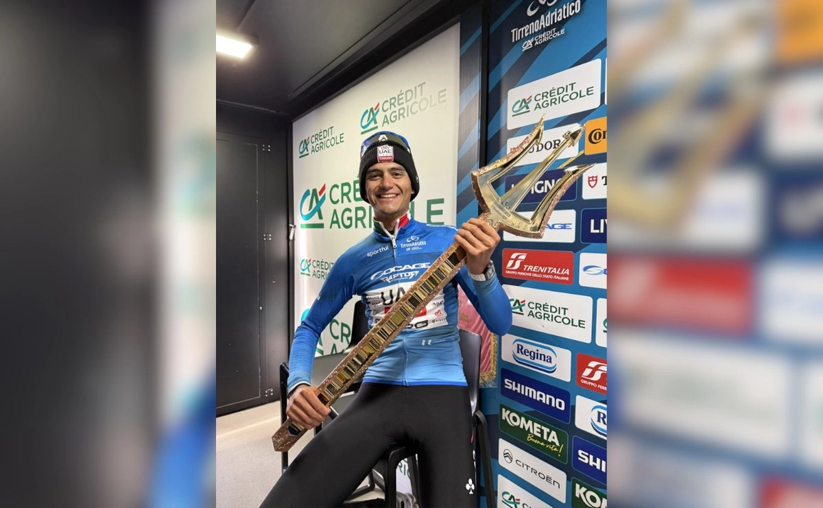 Isaac del Toro se corona en Tirreno-Adriático; el primer mexicano en lograrlo