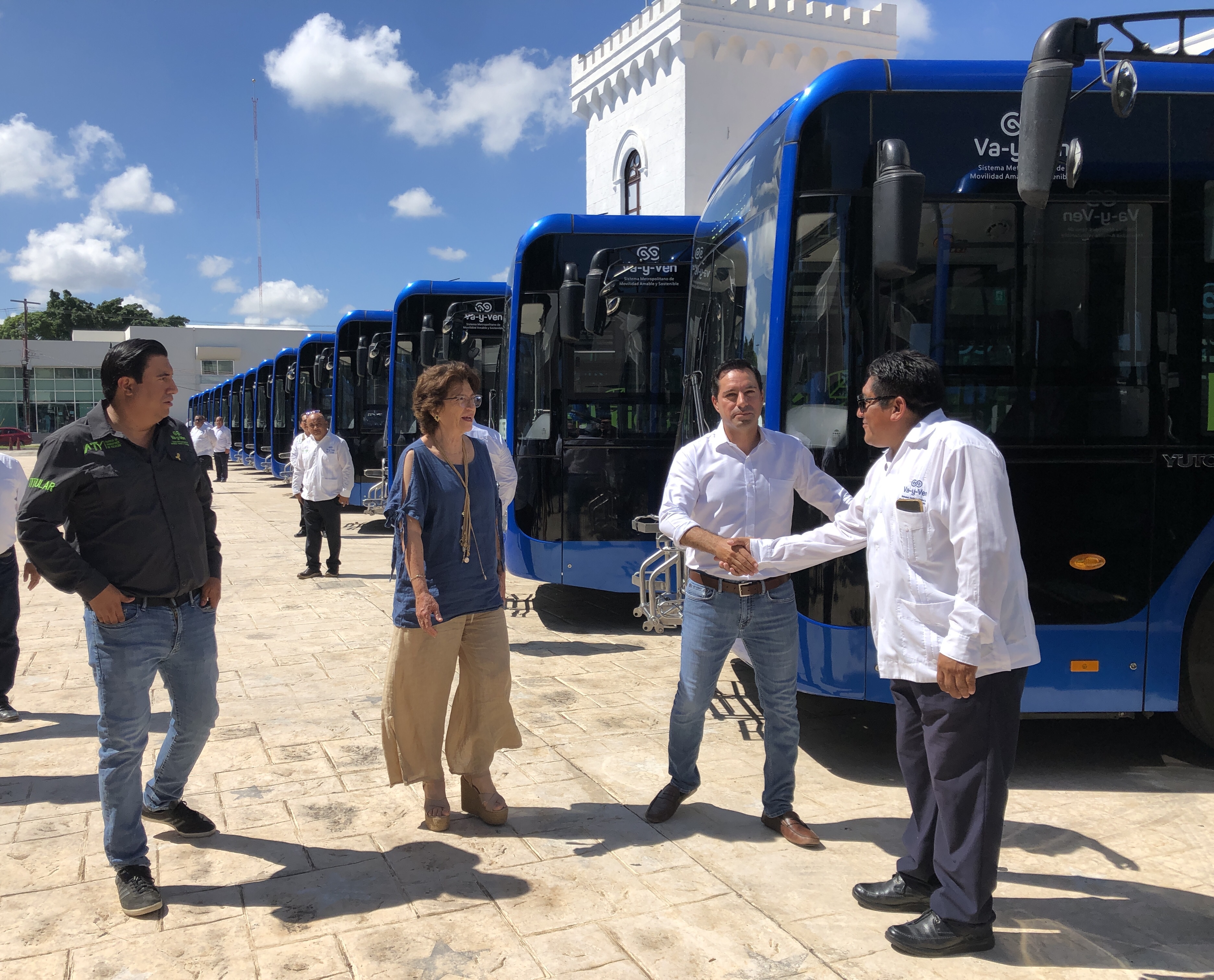 Con ruta Centro-Umán-Tren Maya del Ie-Tram se cumplió el objetivo de este transporte 