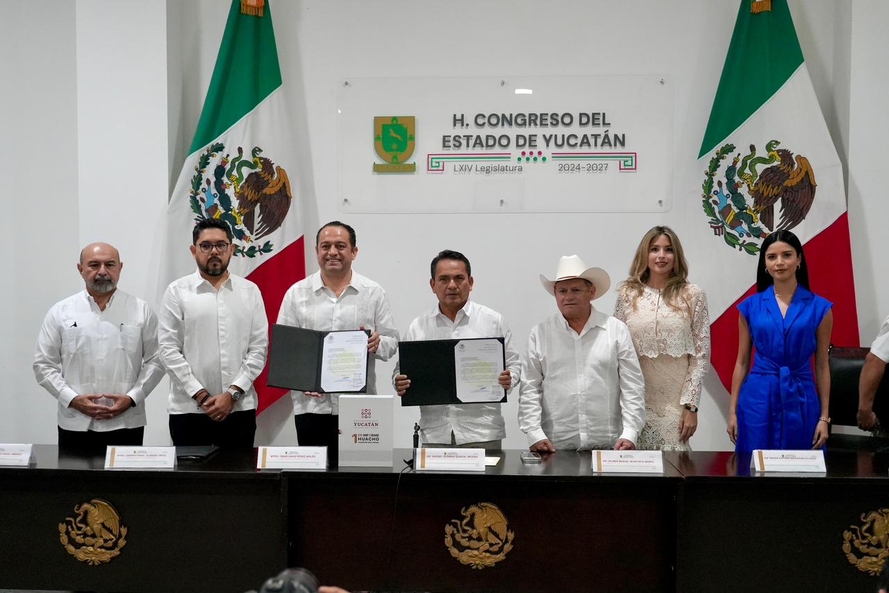 Entregan Primer Informe de Gobierno al Congreso de Yucatán