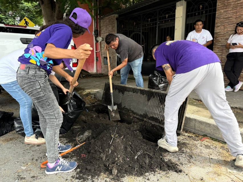 Cecilia Patrón supervisa albergues de zonas del norponiente de Mérida