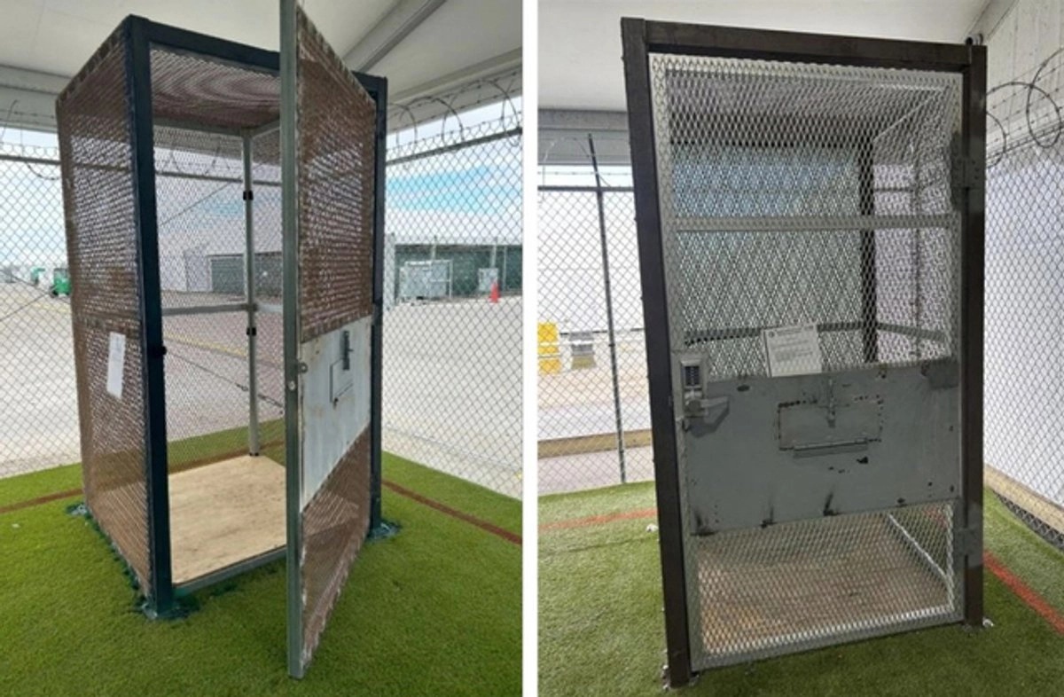 El ICE aisló en jaulas a migrantes en el 'Alcatraz' de Florida