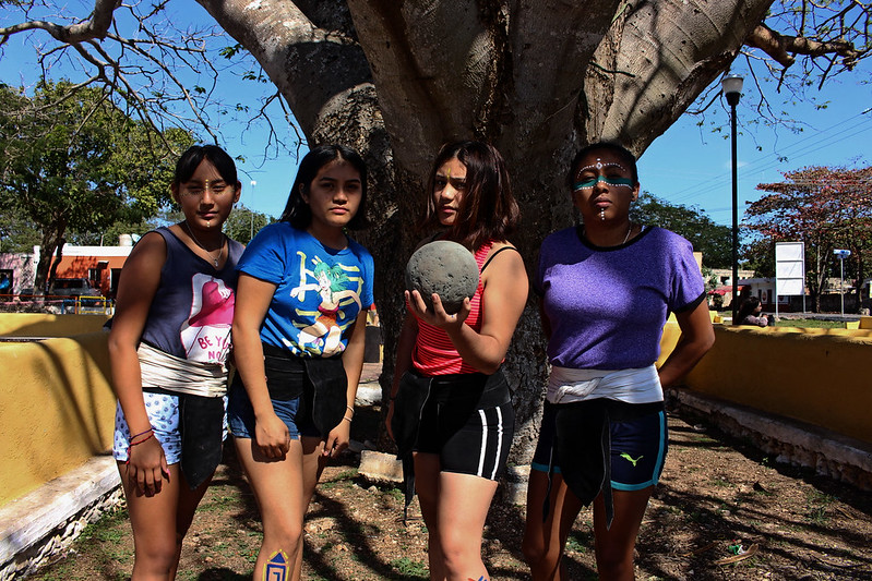Crean primer equipo de Juego de Pelota Maya en Tahdzibichén