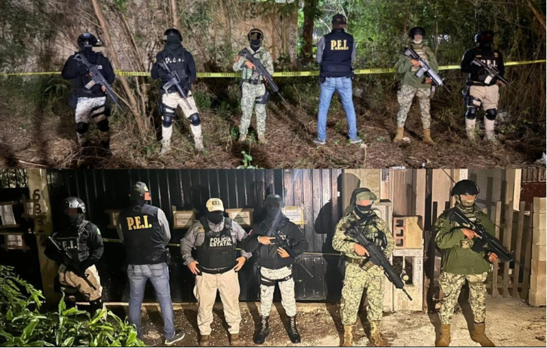 Aseguran más de 100 kilogramos de droga en Kanasín, Yucatán