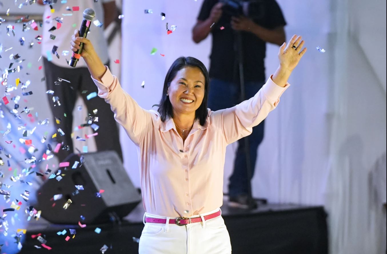 Un segundo sondeo confirma ventaja de Fujimori sobre Sánchez para segunda vuelta en Perú