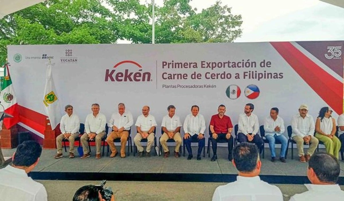 México envía el primer embarque de productos porcinos hacia Filipinas