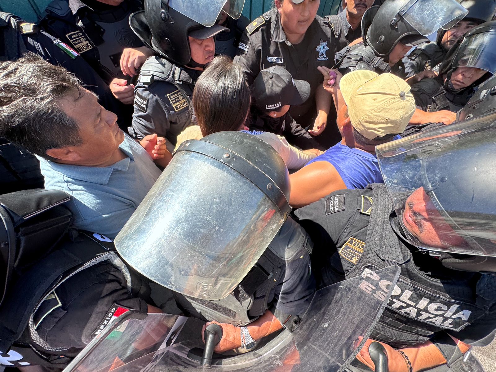 Se enfrentan en Kinchil por venta de tierras ejidales a inmobiliaria 