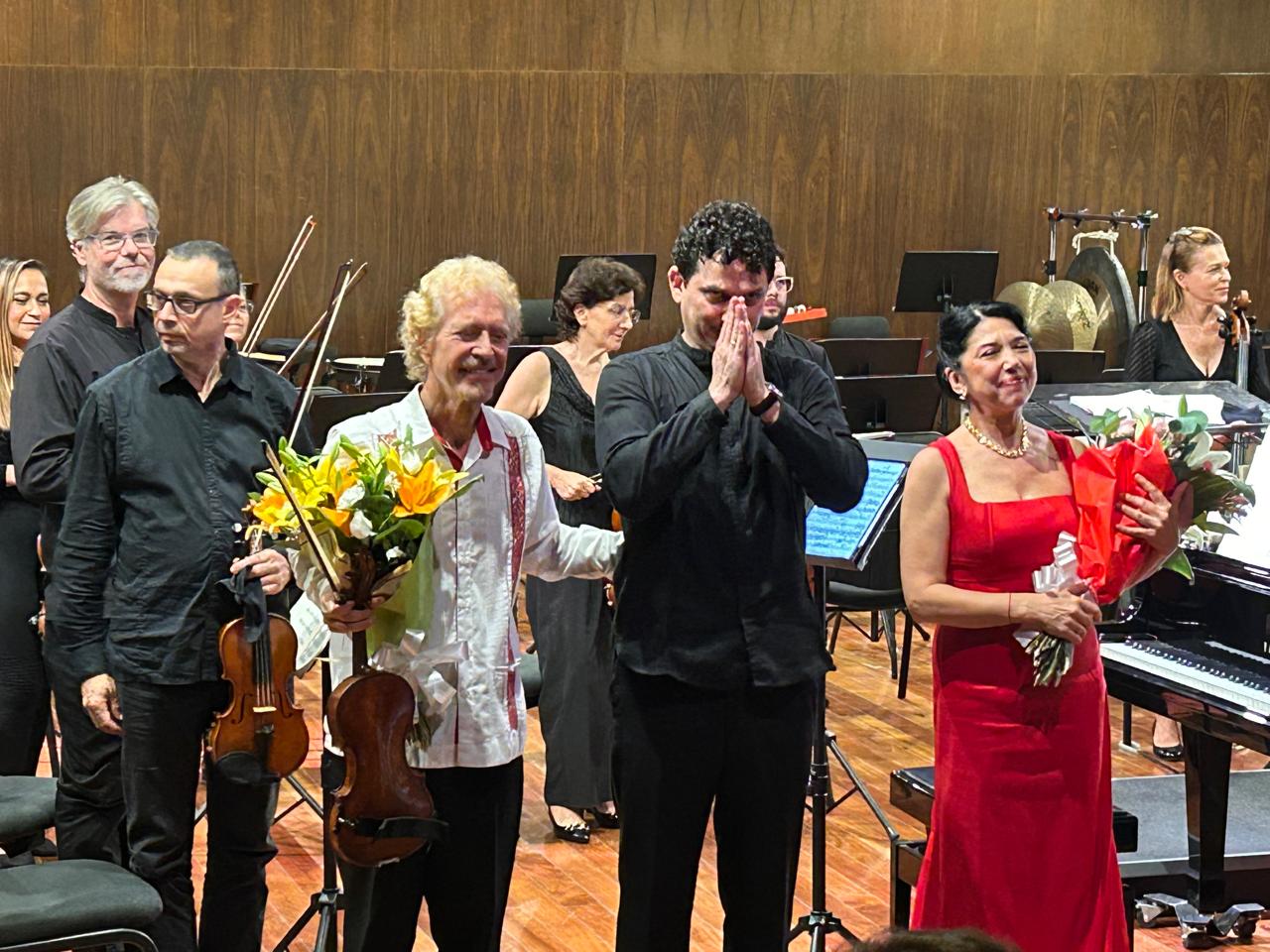 Decheva y Collins, virtuosos del más alto nivel, con la Sinfónica de Yucatán