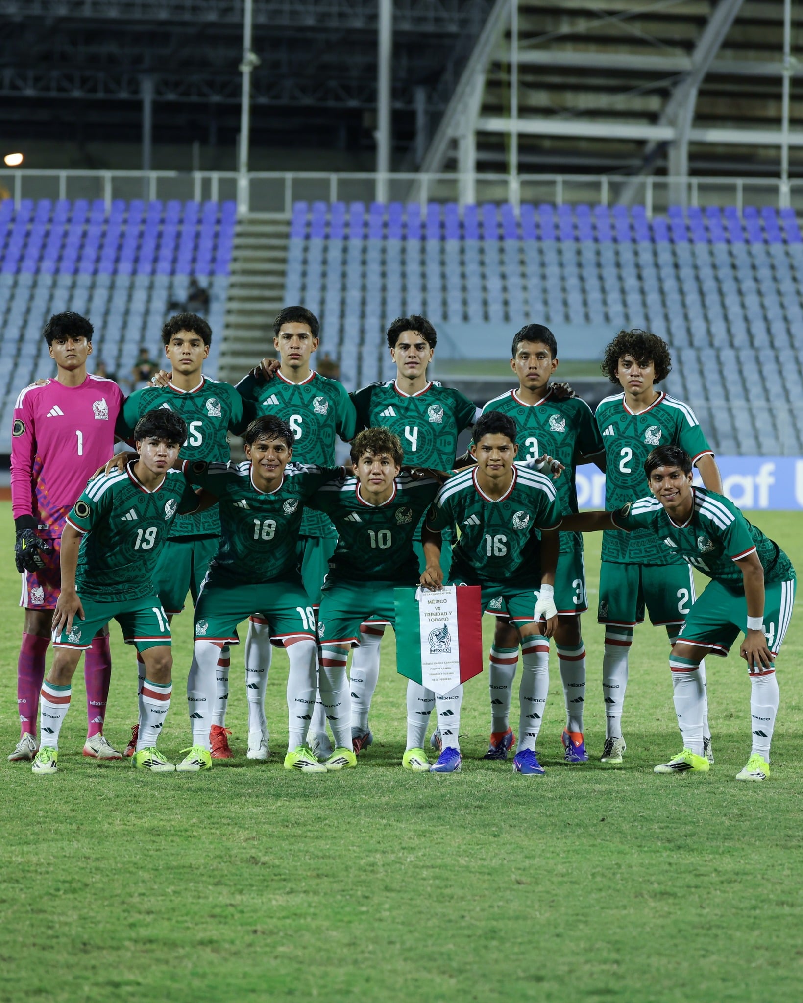 México vence a Trinidad y Tobago y clasifica invicto al Mundial Sub-17 en Qatar