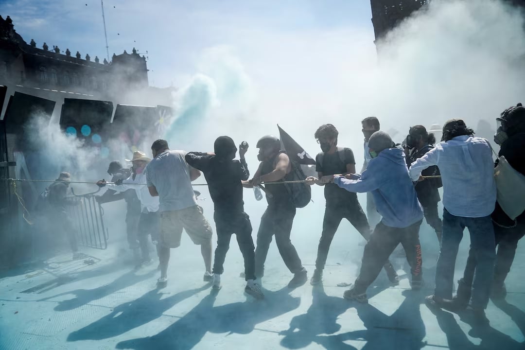 Asegunes de una manifestación