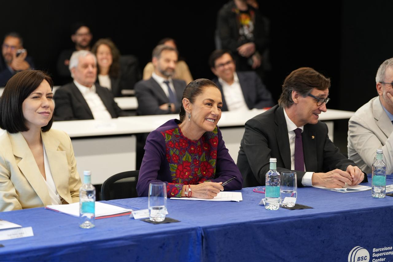 Bien Sheinbaum en Barcelona