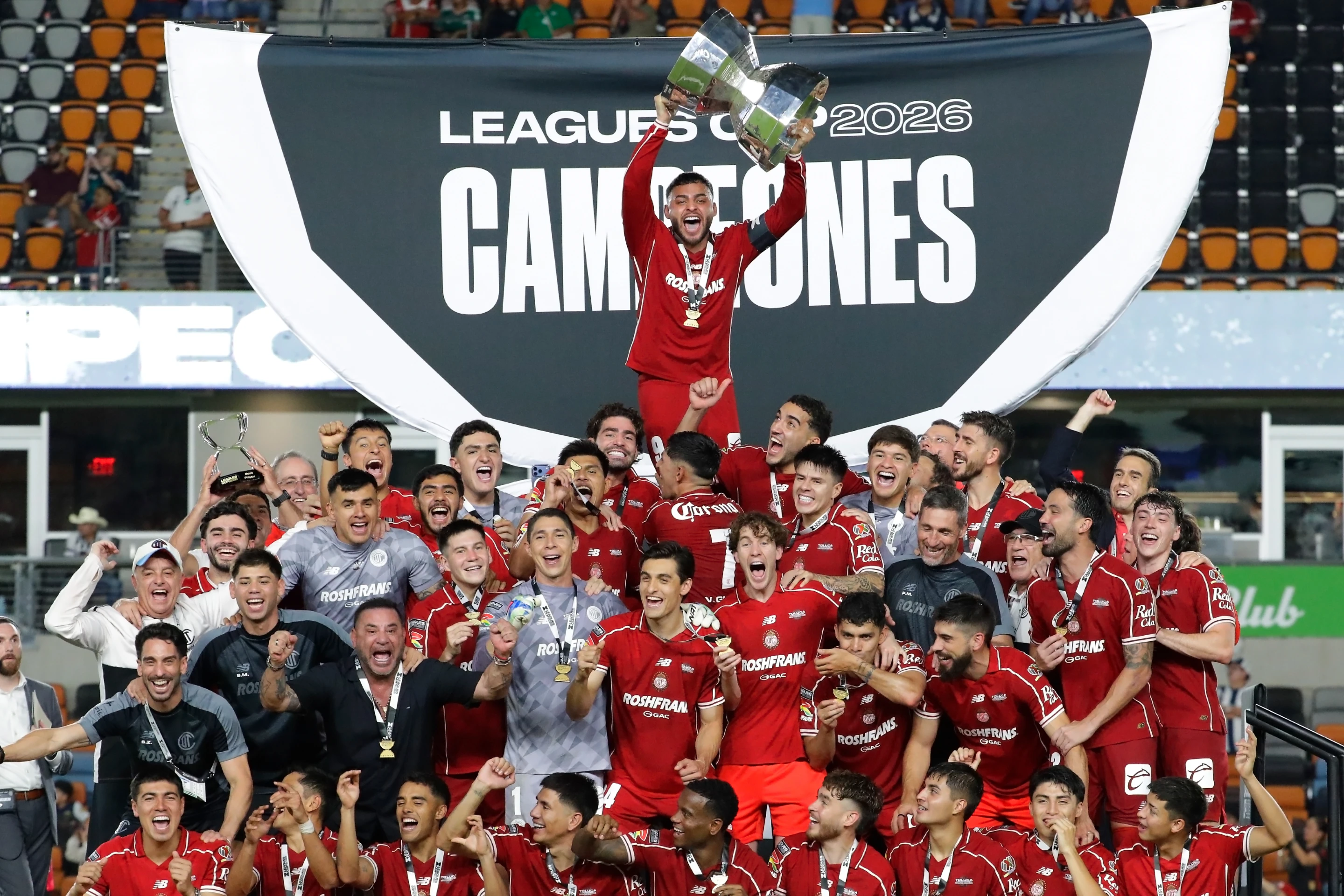Toluca vence 2-0 a Monterrey y conquista la Leagues Cup