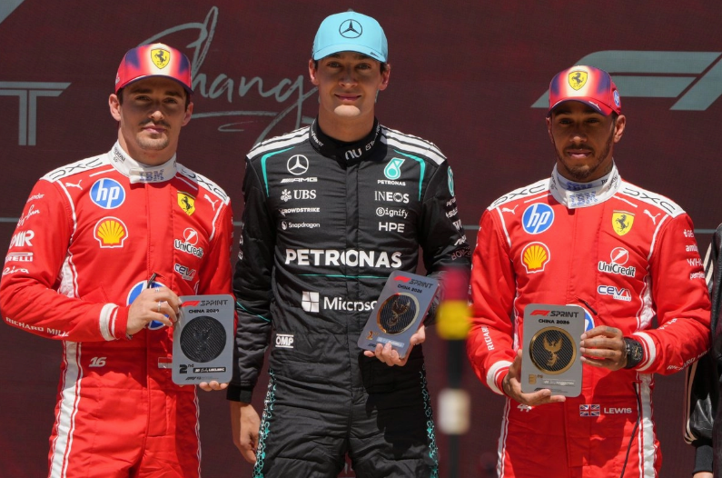 George Russell gana la carrera sprint del GP de China; 'Checo' Pérez termina en el lugar 19