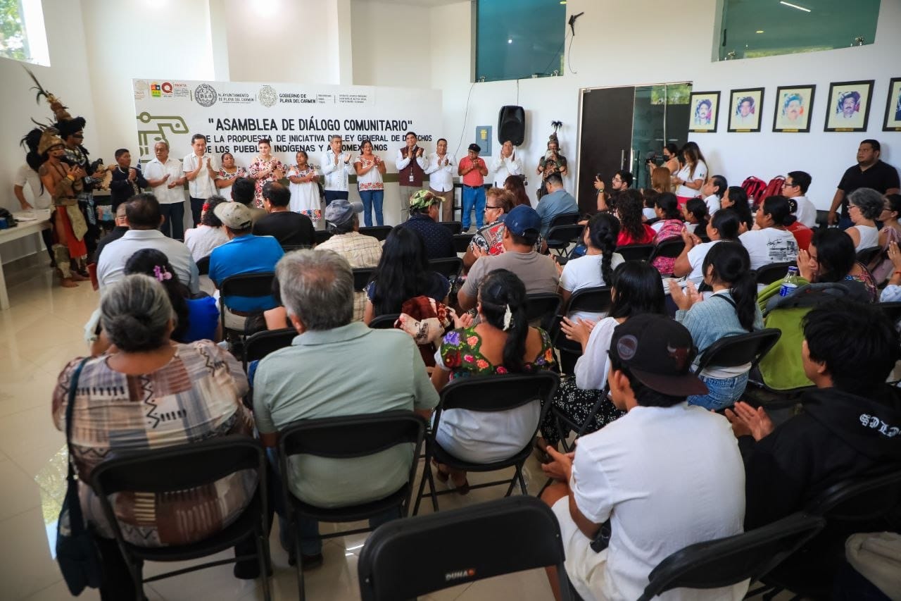 Llevan a cabo en Playa del Carmen diálogo comunitario sobre la Ley General de Derechos de los Pueblos Indígenas y Afromexicanos