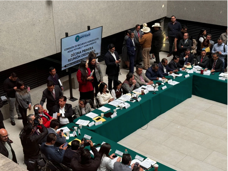 Diputados aprueban en comisiones dictamen que crea nueva Ley General de Aguas
