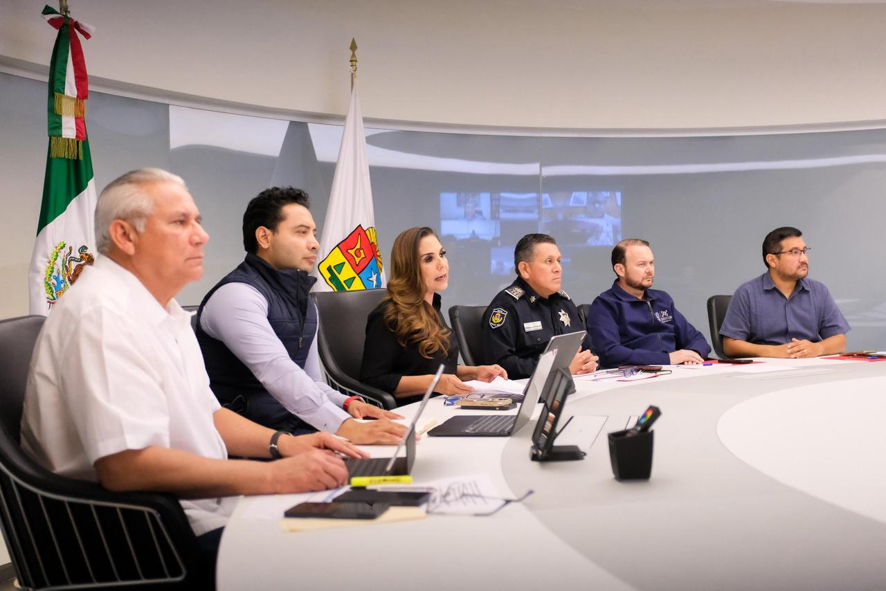 Más de 10 mil elementos refuerzan la seguridad en QRoo y aseguran continuidad de actividades económicas y turísticas: Mara Lezama