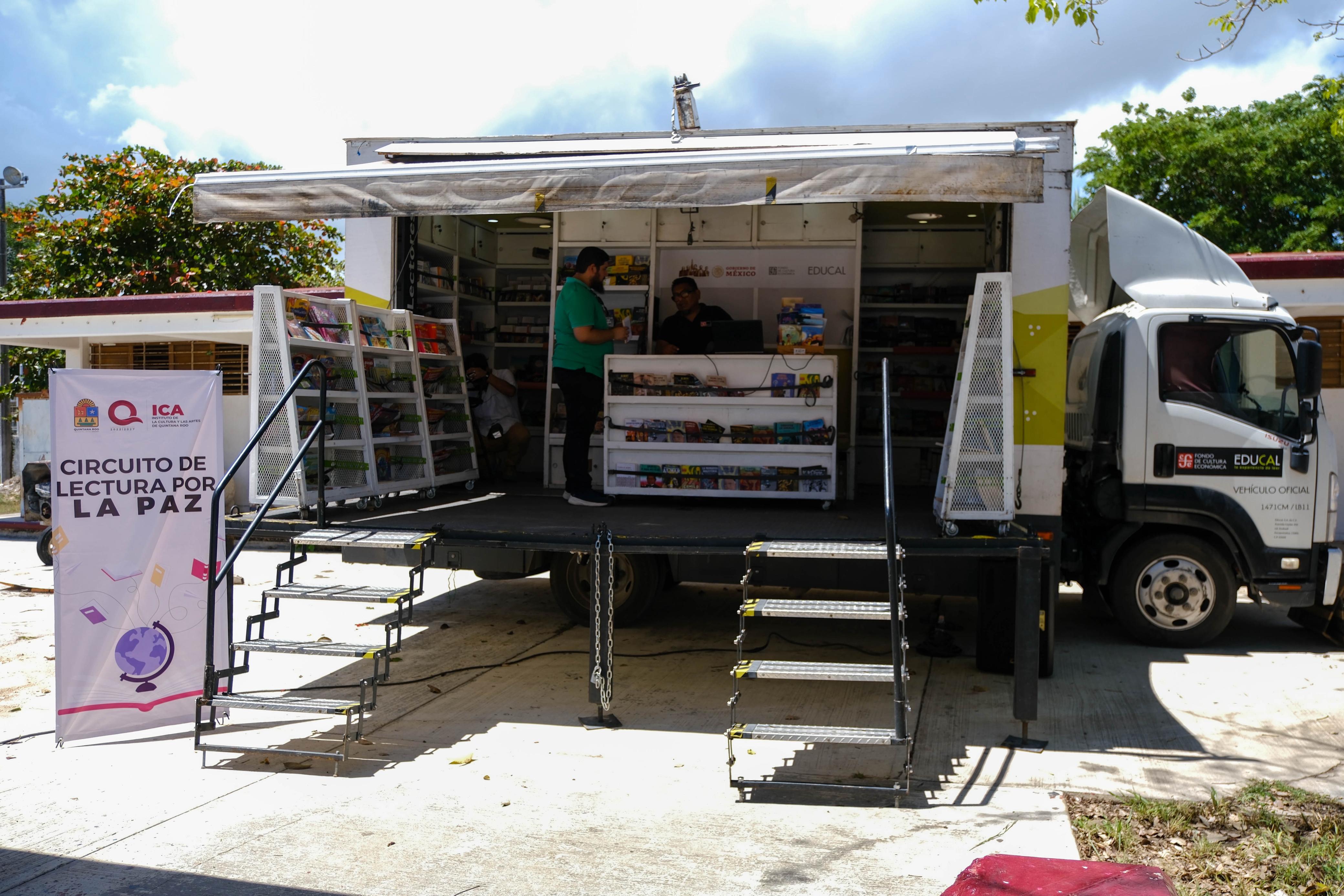 Librobus recorrerá 10 municipios de Quintana Roo