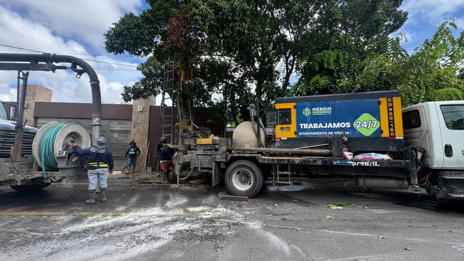 Intensifican en Mérida trabajos preventivos ante efectos de zona de baja presión en el Golfo de México