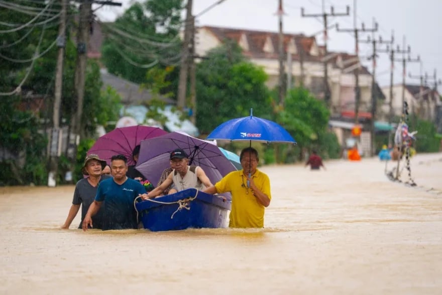 Al menos 13 muertos en inundaciones en el sur de Tailandia