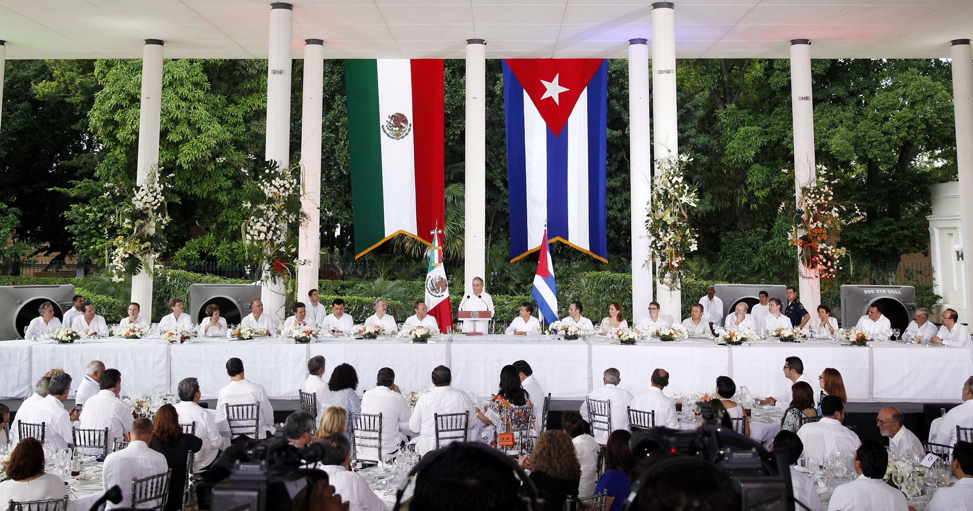 Recepción en la quinta Montes Molina