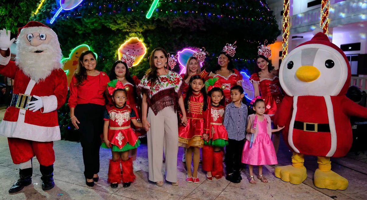 Desea Mara Lezama feliz Navidad a los quintanarroenses