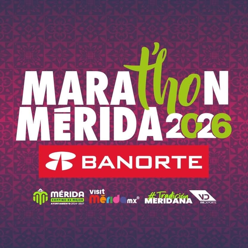 Todo listo para el Marat'hon Mérida 2026 este domingo 4 de enero