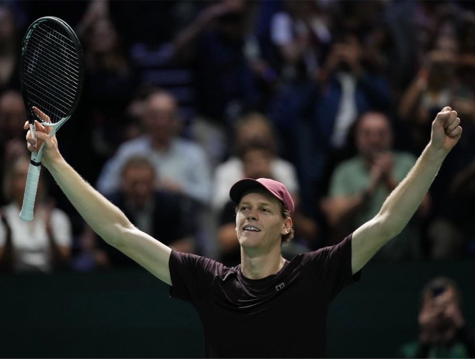 Sinner gana el Masters 1000 de París y vuelve a ser número uno del mundo