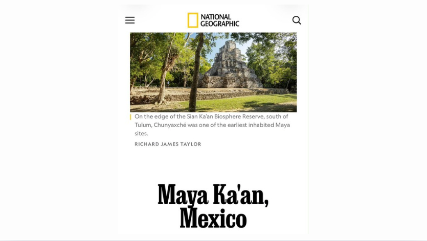 'National Geographic' recomienda a Maya Ka’an entre los mejores destinos del mundo para visitar en 2027