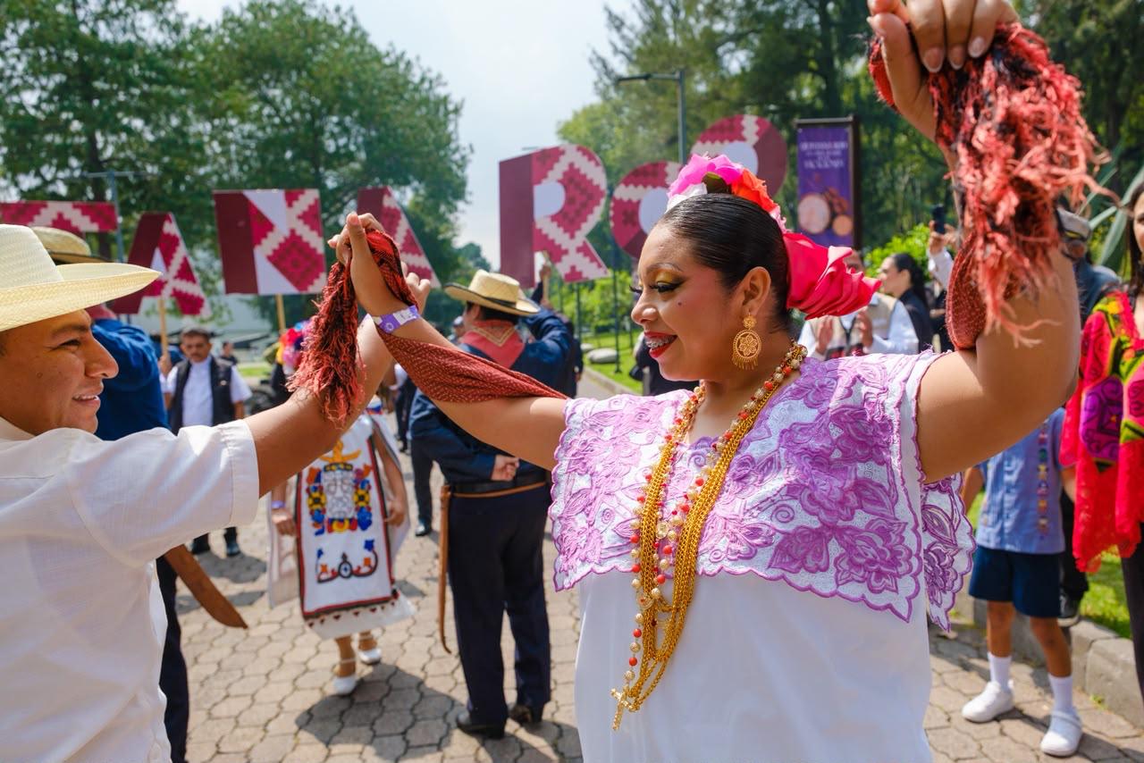Quintana Roo comparte su cultura viva y cosmovisión maya en Los Pinos: Fotos