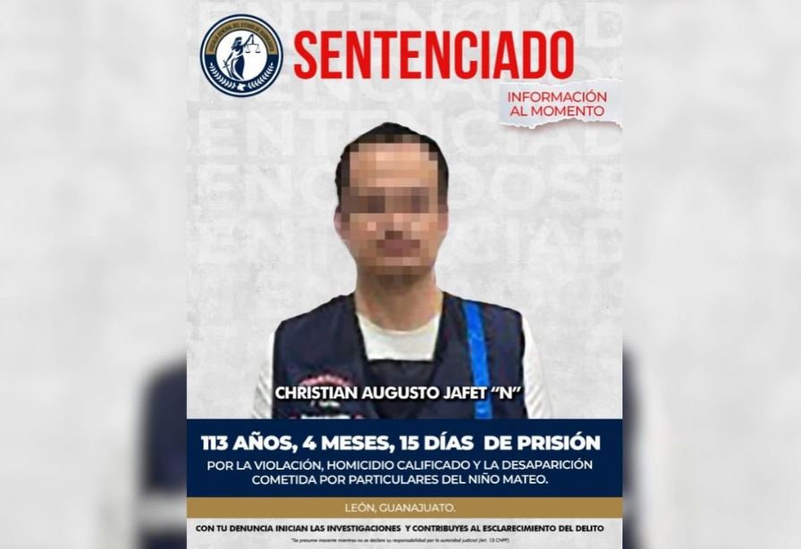 Condenan a 113 años de prisión a médico que violó y asesinó al niño Mateo, en Guanajuato