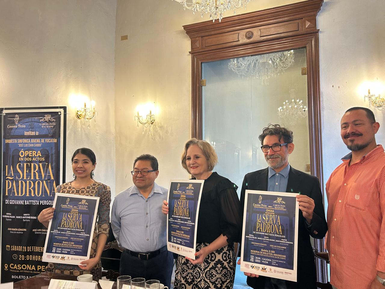 La picardía del siglo XVIII revive en Mérida: La Serva Padrona llega a la Casa Peón