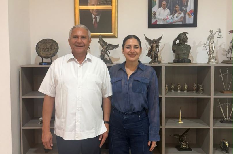 Estefanía Mercado y Fiscalía refuerzan coordinación para fortalecer la seguridad en Playa del Carmen