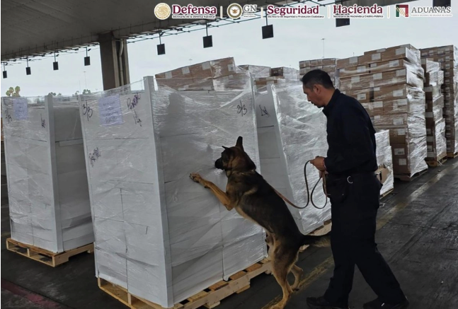 Aseguran más de 1.3 toneladas de metanfetamina y fentanilo en Tijuana