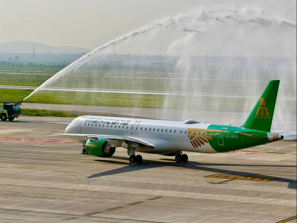 Mexicana de Aviación llega a Hermosillo desde el AIFA con vuelos seis días a la semana