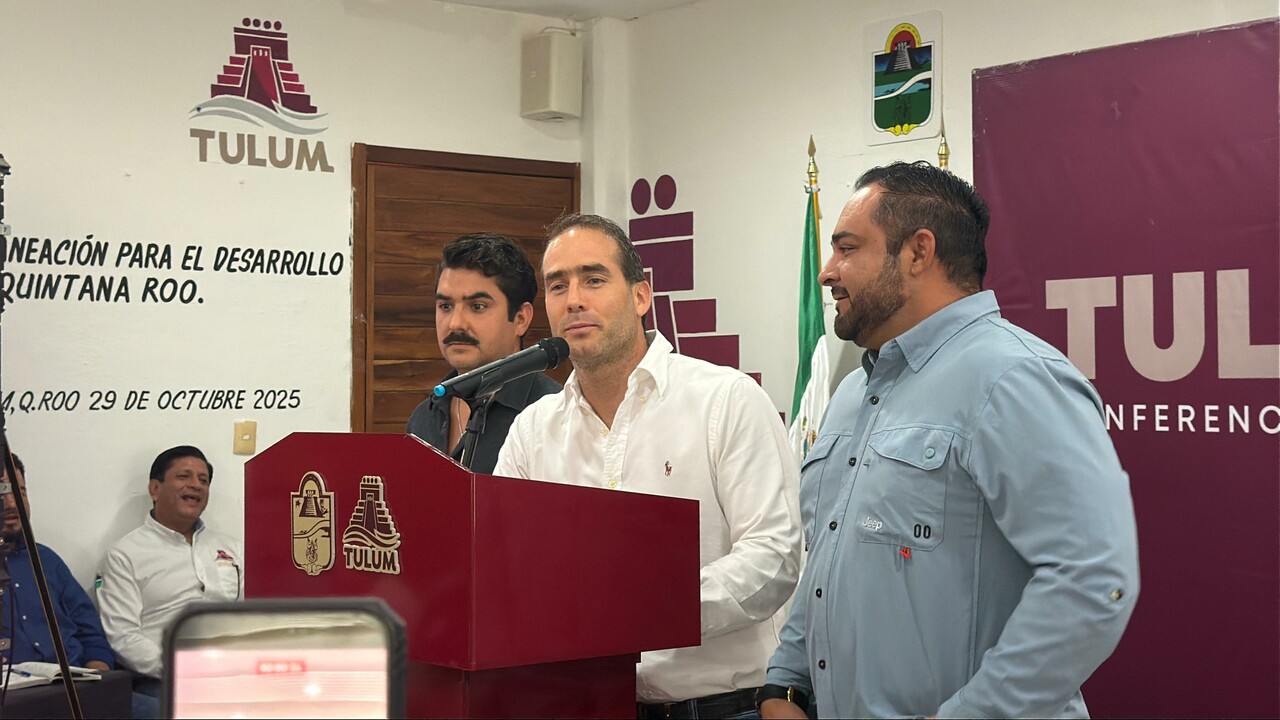 Diego Castañón anucnia cambios en Fiscalización y Protección Civil de Tulum