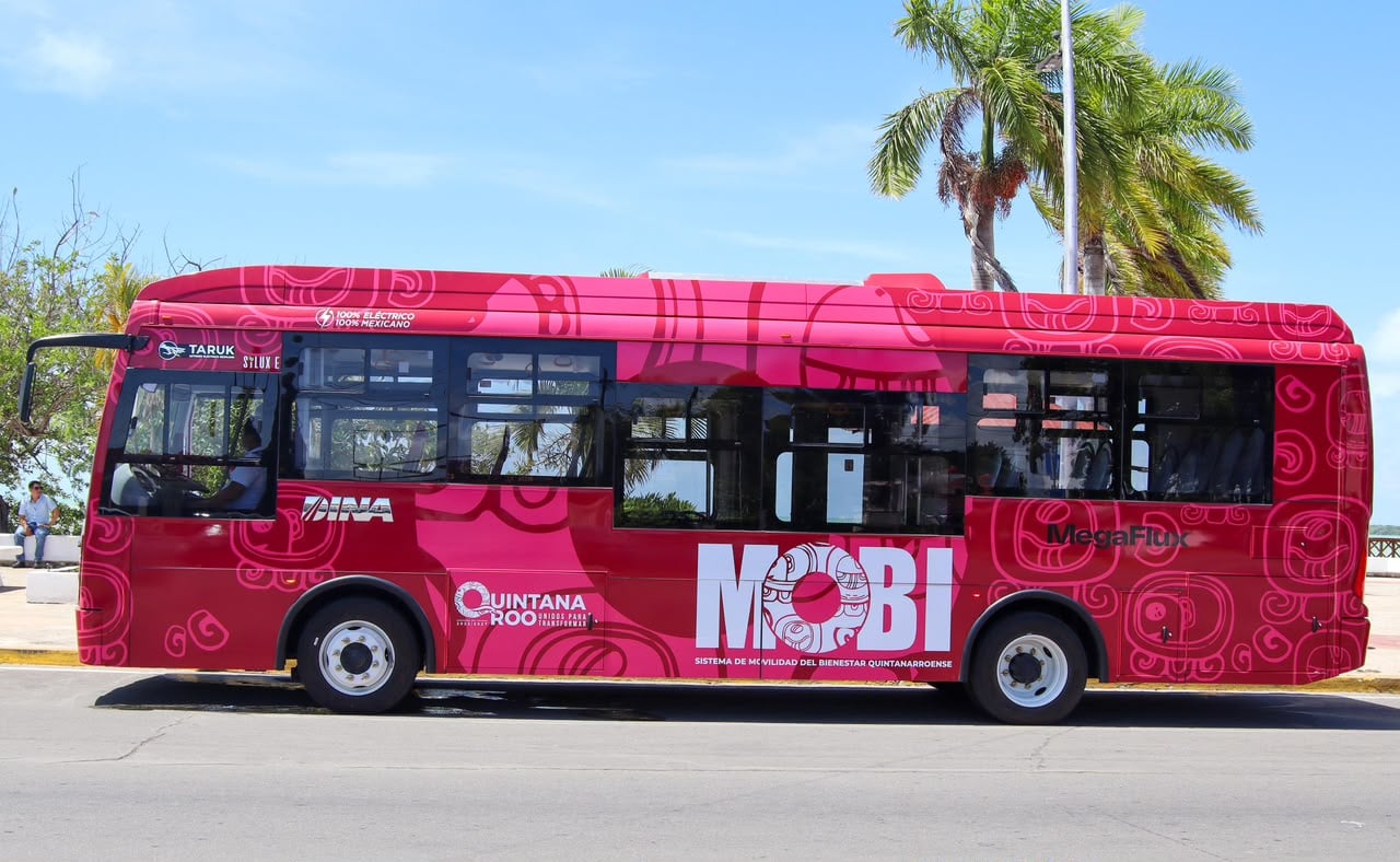 Chetumal recibe los primeros autobuses mexicanos eléctricos Taruk, para su transporte público