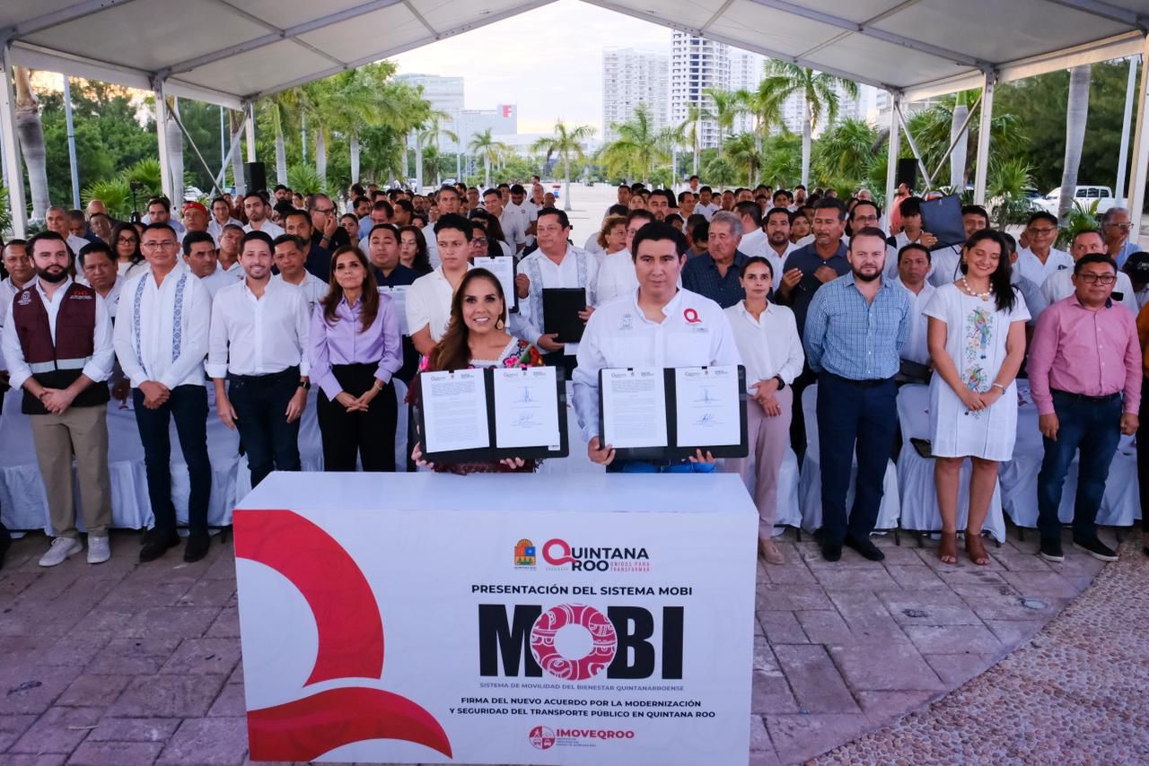 Presentan Mobi, el Sistema de Movilidad del Bienestar Quintanarroense 