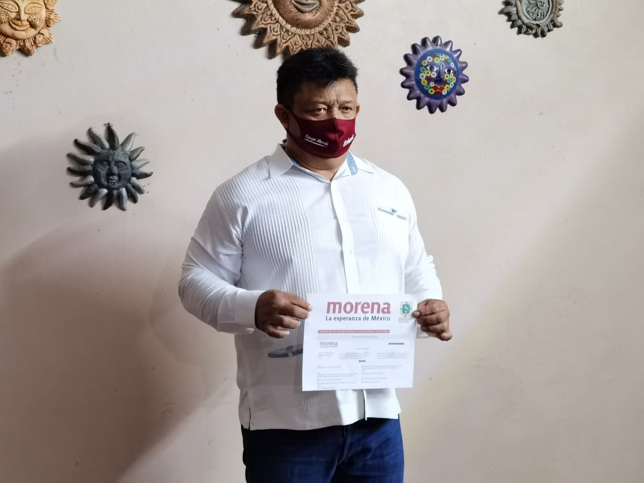 Ismael Peraza se registra como precandidato a la alcaldía de Mérida