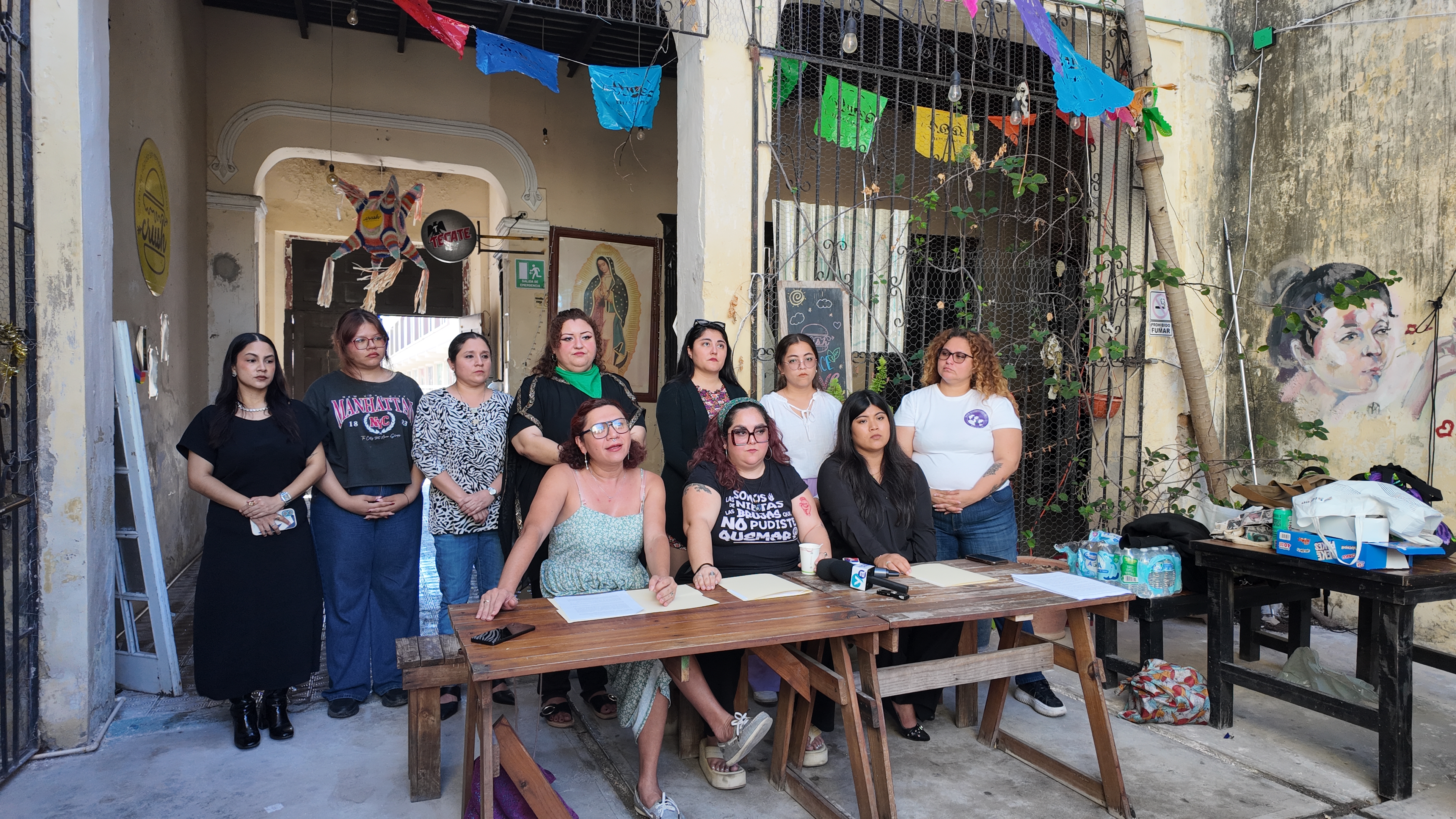 Yucatán: En el marco del 8M, activistas y Codhey exigen no criminalizar la protesta de mujeres