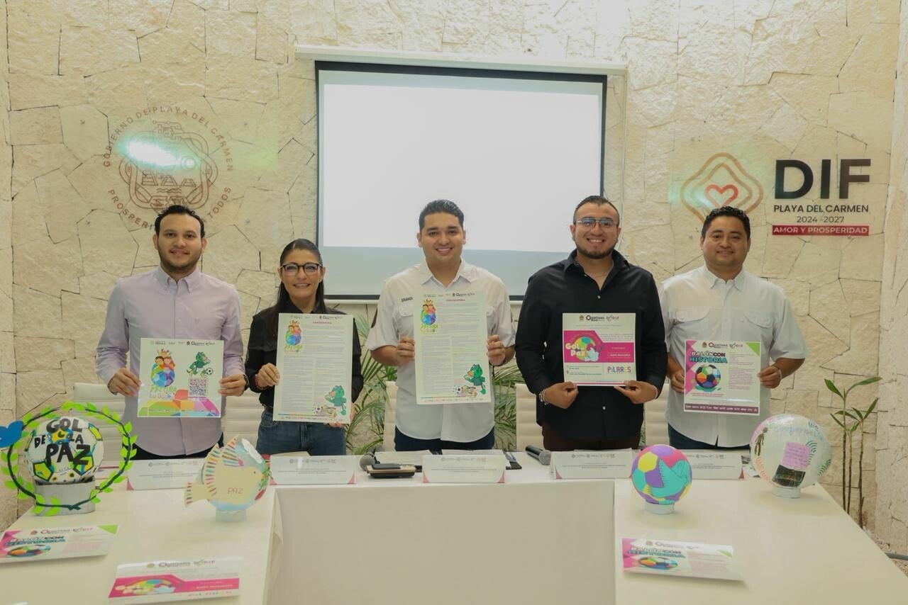 DIF Playa del Carmen presenta programas en el marco del Mundial de Futbol 2026