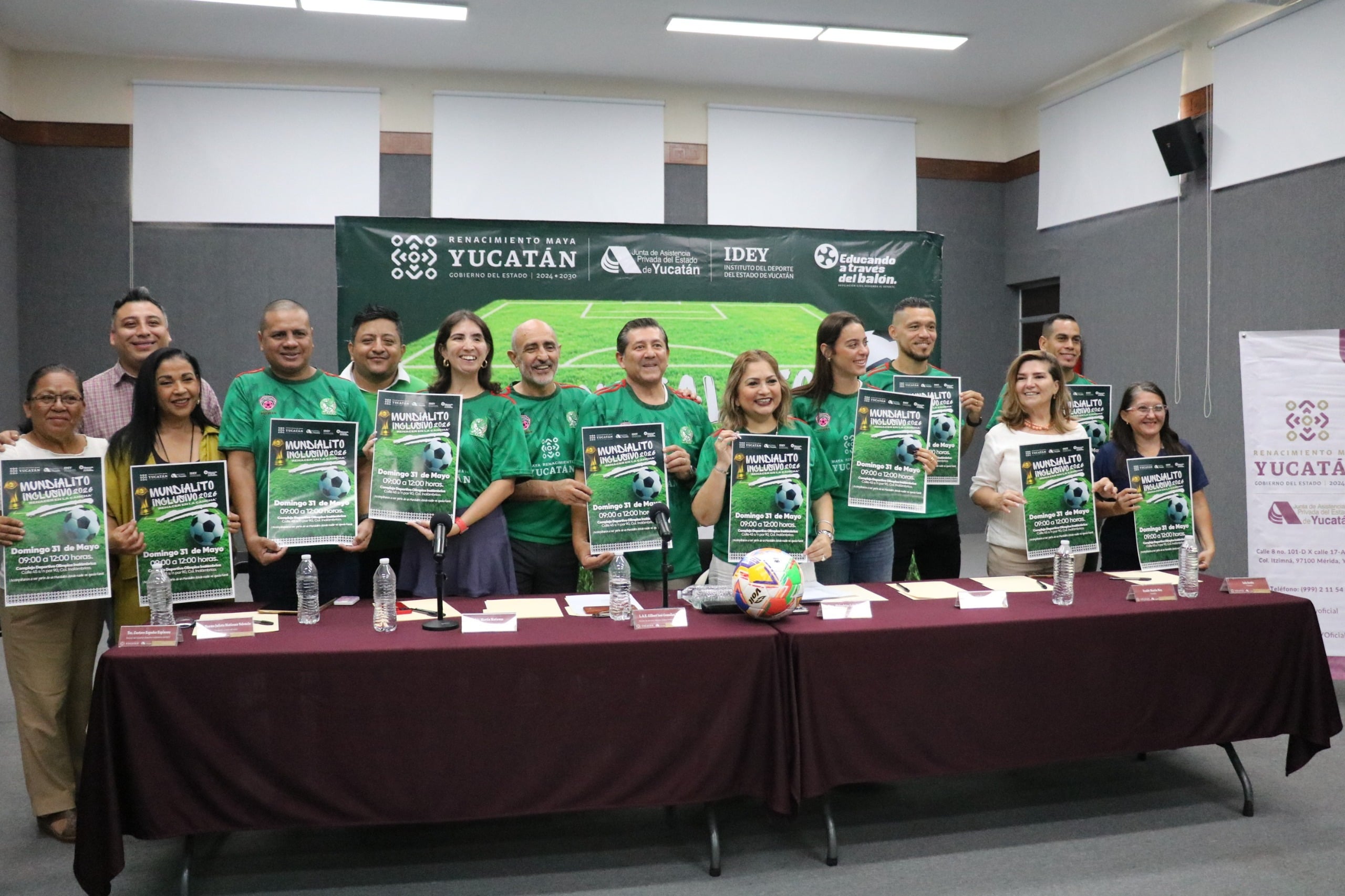Mundialito Inclusivo 2026 promoverá la integración a través del deporte en Yucatán