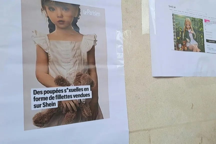 Francia investiga a AliExpress, Shein, Temu y Wish por venta de muñecas sexuales con apariencia infantil