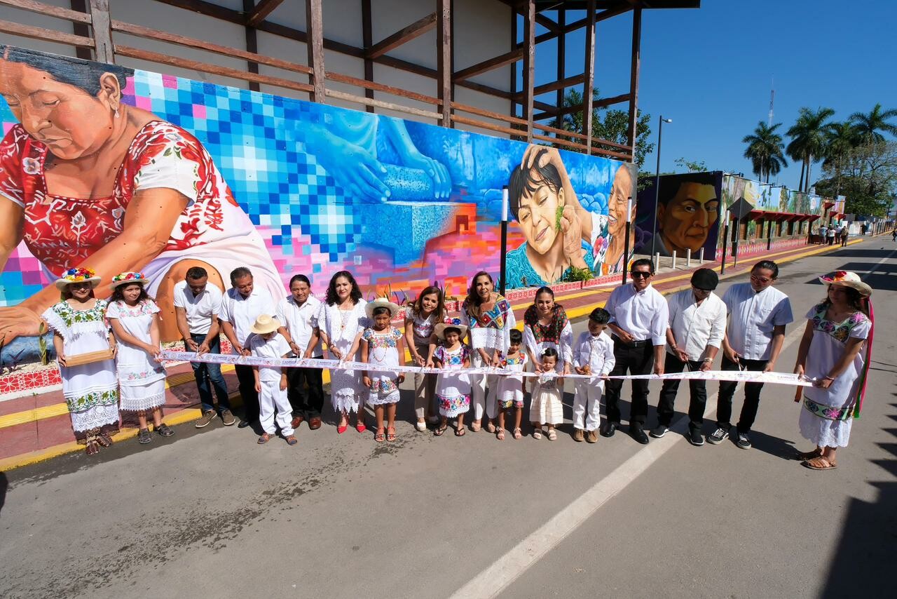 Inauguran los 'Caminos ancestrales' de Felipe Carrillo Puerto, ruta de arte, identidad y orgullo maya