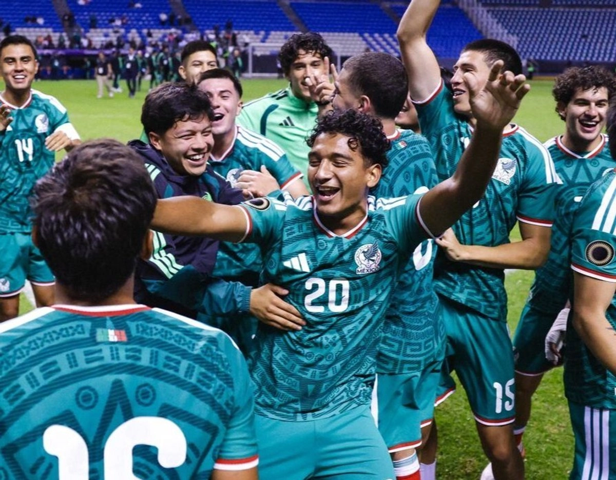 México clasifica al Mundial Sub-20 tras golear a Panamá; avanza a semifinales del torneo de Concacaf