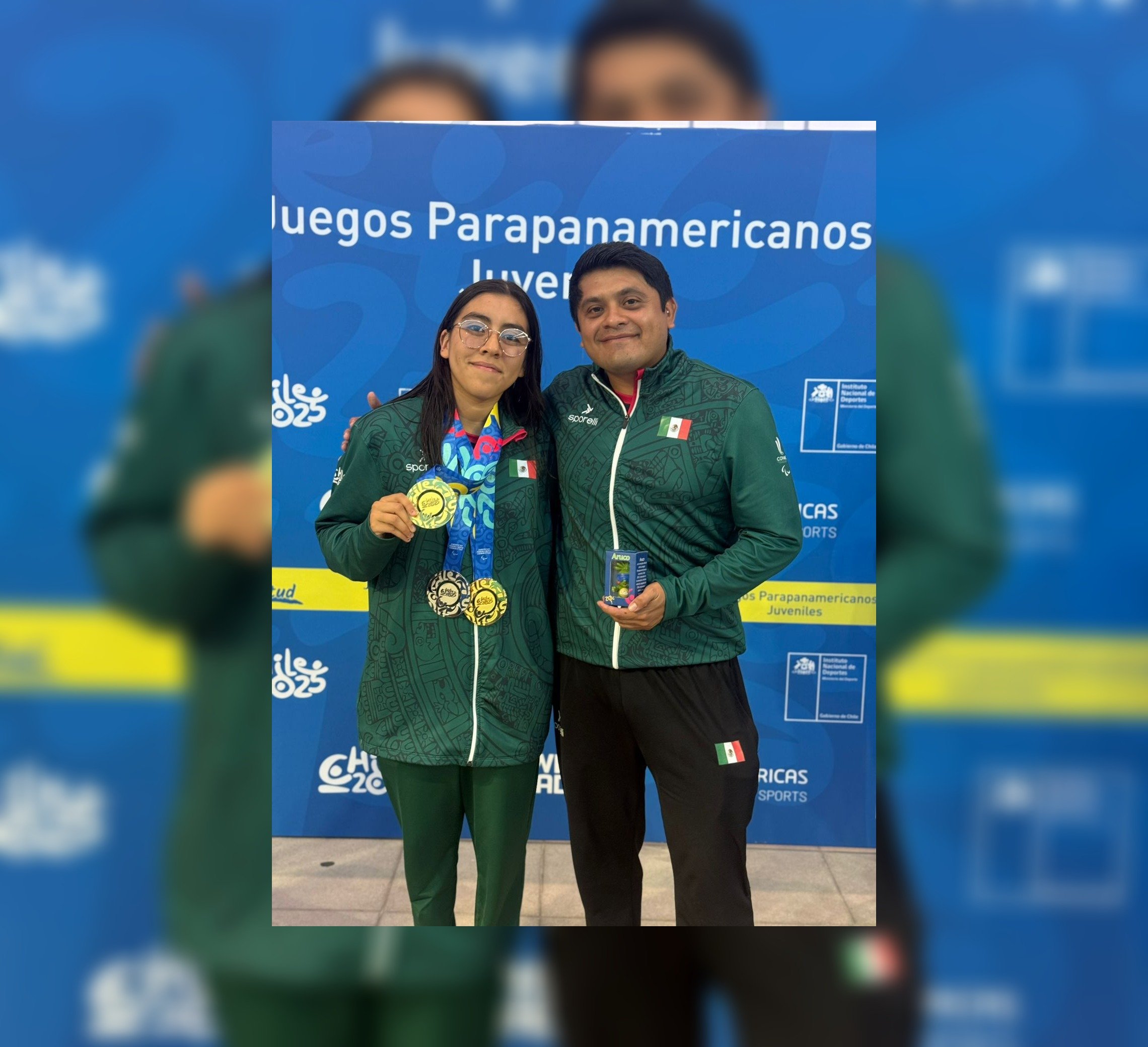 Diana Torres gana otras 2 medallas en los Juegos Parapanamericanos de Chile 2025