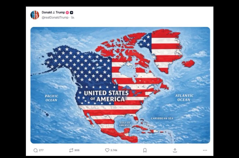 Soberanía frente a mapas de Trump