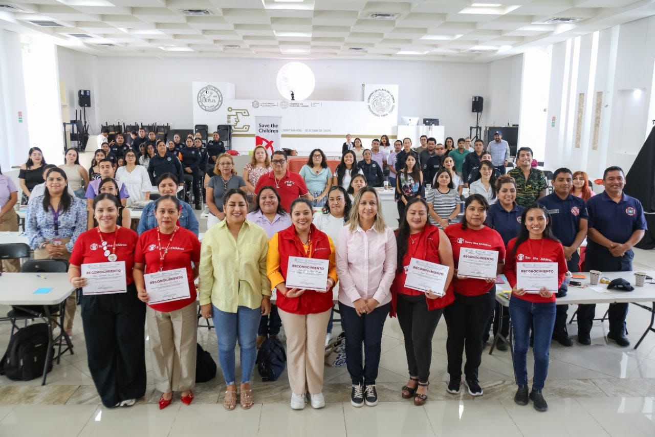 Imparten taller Salvaguarda de la Niñez a burócratas de Playa del Carmen